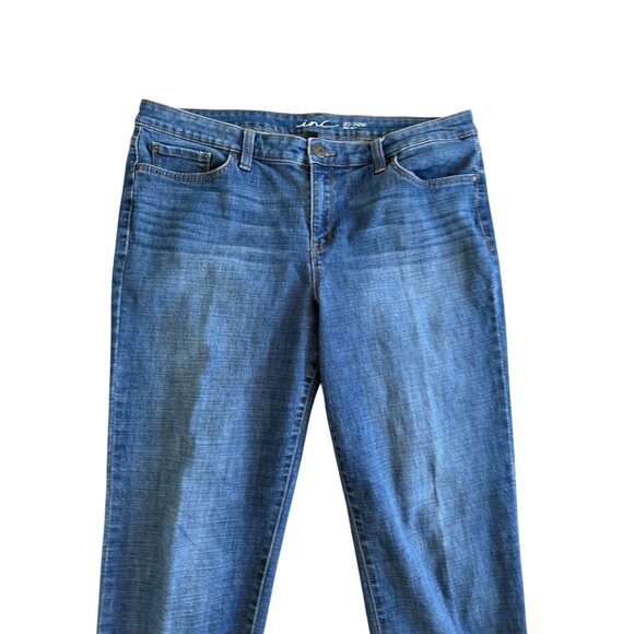 INC Macys Medium Wash Boyfriend Jeans Size US 16 - Picture 5 of 6